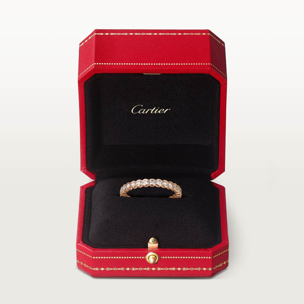 Broderie de Cartier结婚戒指 18K玫瑰金