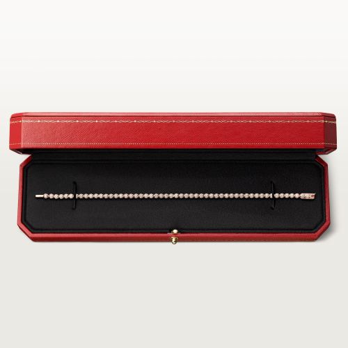 经典钻石链系列手链，镶嵌圆形明亮式切割钻石