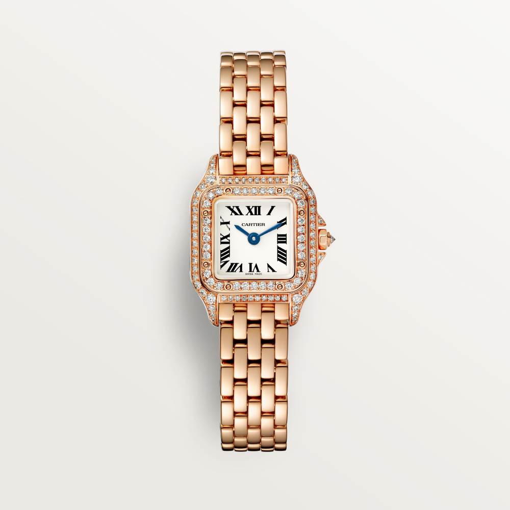 Panthère de Cartier腕表 Mini 18K玫瑰金 石英