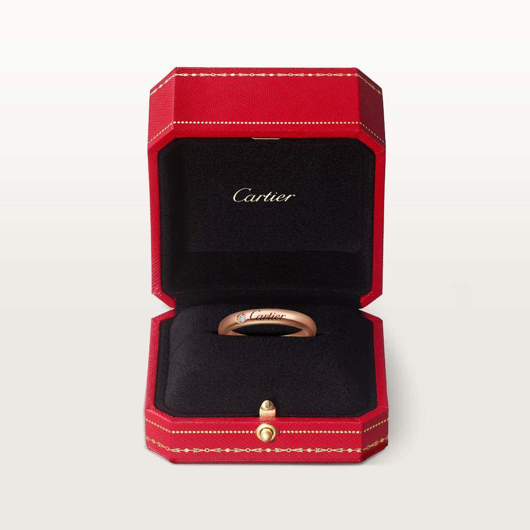 C de Cartier结婚戒指 18K玫瑰金