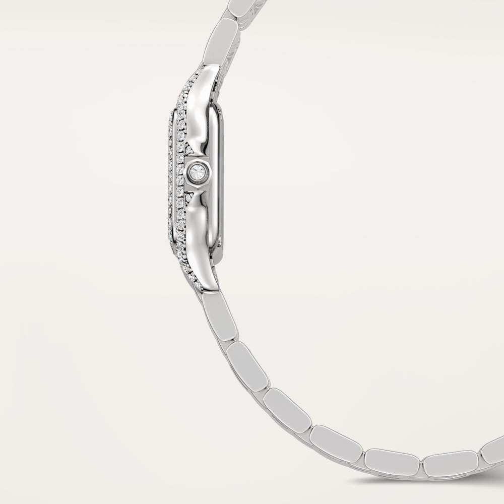 Panthère de Cartier腕表 Mini 18K镀铑白金 石英