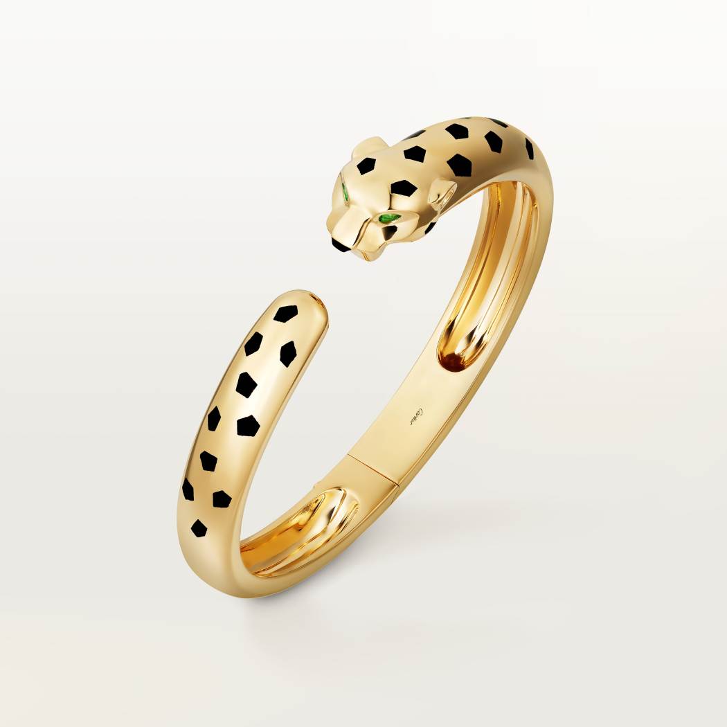Panthère de Cartier卡地亚猎豹手镯，中号款 18K黄金