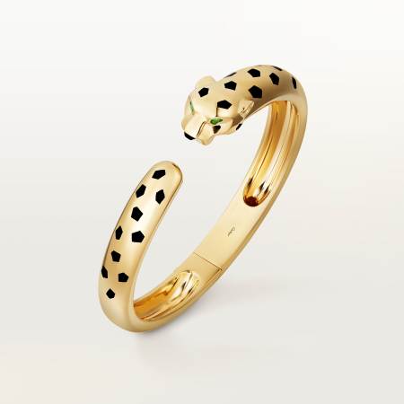 Panthère de Cartier卡地亚猎豹手镯，中号款 18K黄金