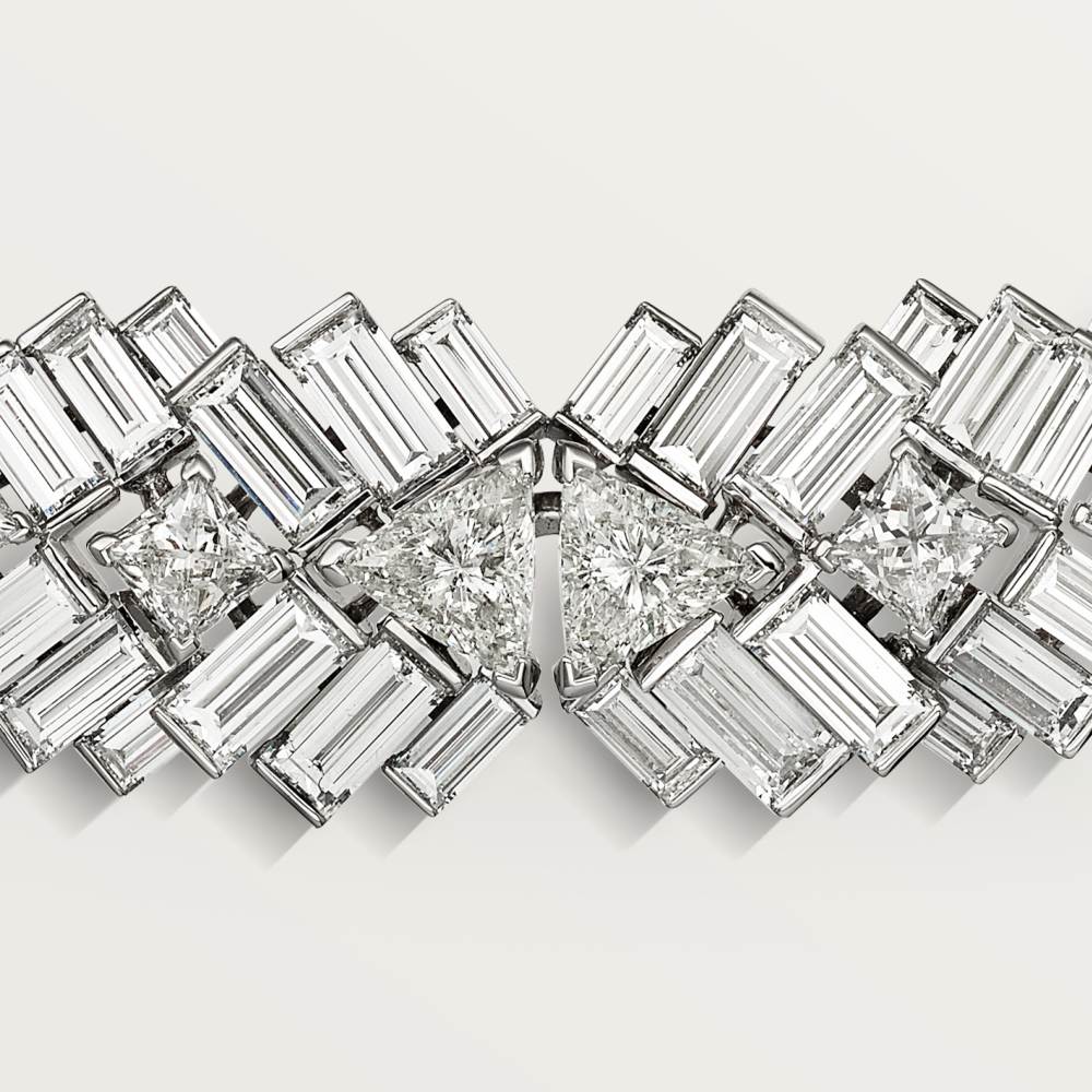 Reflection de Cartier项链，镶嵌钻石 18K白金