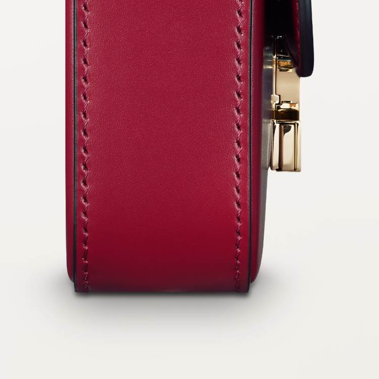 迷你链条手袋，C de Cartier系列 红色 小牛皮