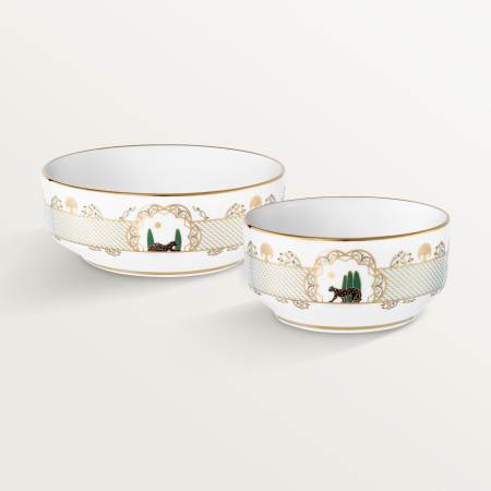 Panthère de Cartier卡地亚猎豹瓷碗两件套