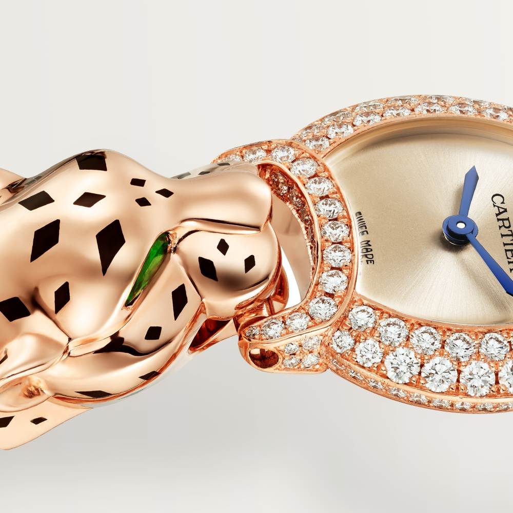 La Panthère de Cartier 腕表 标准 18K玫瑰金 石英