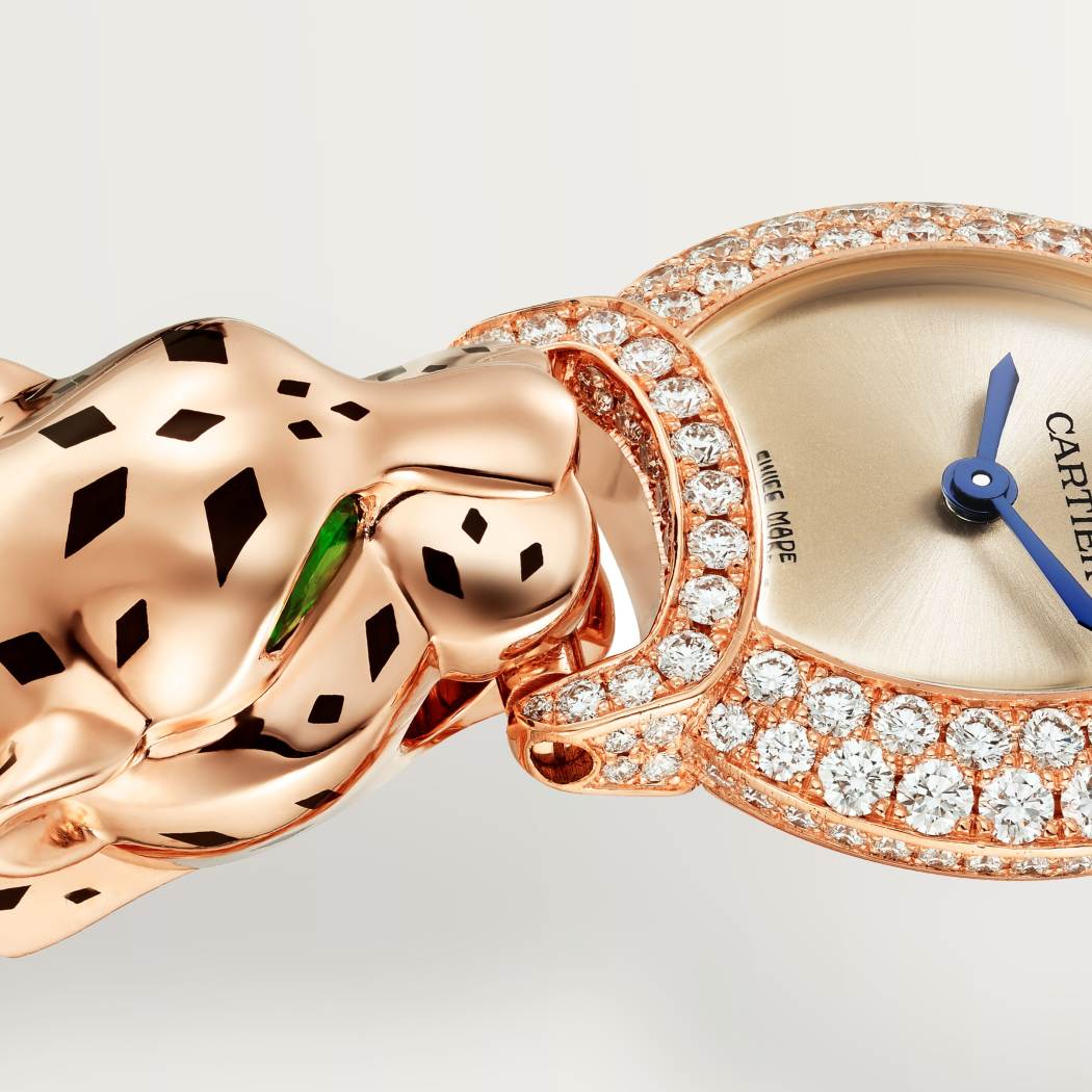 La Panthère de Cartier 腕表 标准 18K玫瑰金 石英
