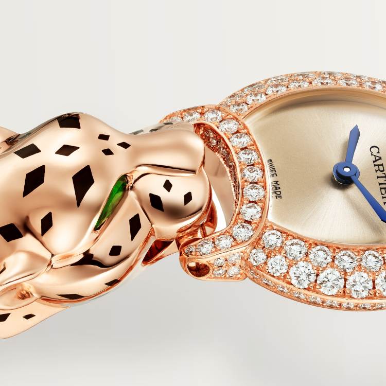 La Panthère de Cartier 腕表 标准 18K玫瑰金 石英