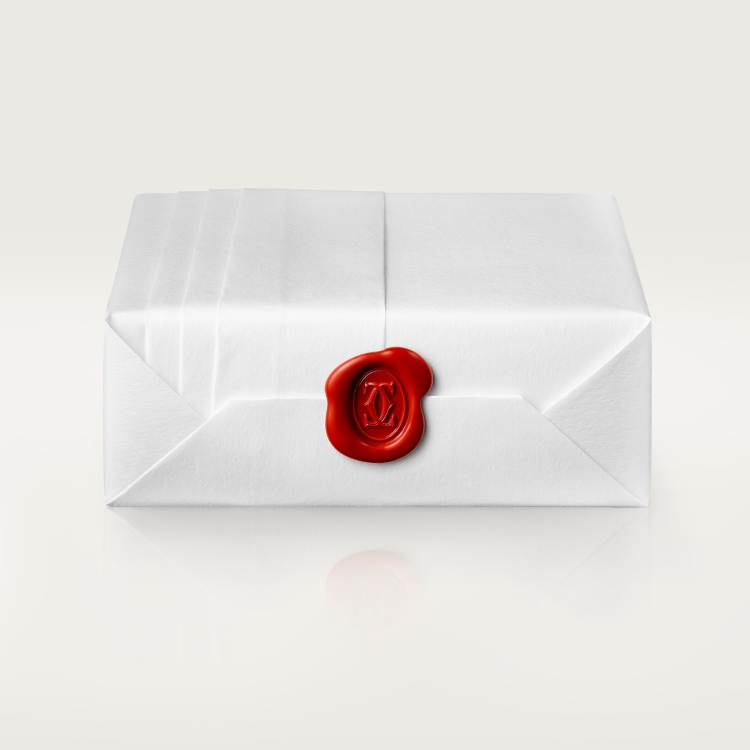 Panthère de Cartier卡地亚猎豹颈圈项链，双头款，铺镶钻石 18K白金