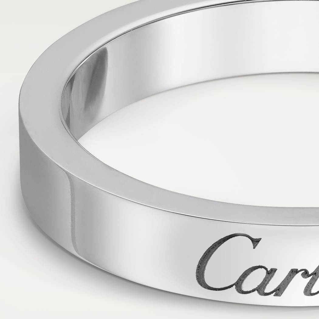 C de Cartier结婚戒指 铂金