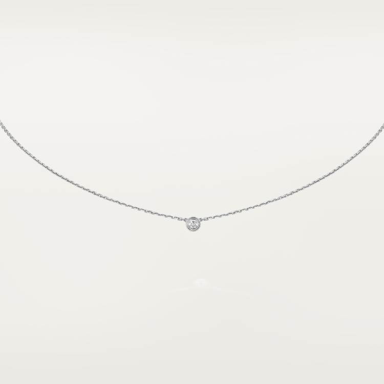 Cartier d'Amour 项链，超小号款 18K白金