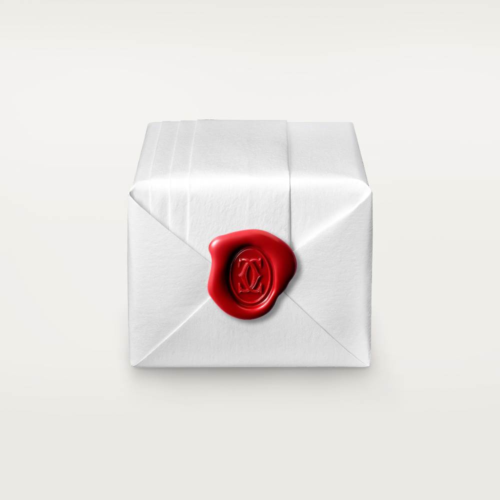 Trinity戒指，经典款，半铺镶钻石 18K白金，18K黄金，18K玫瑰金