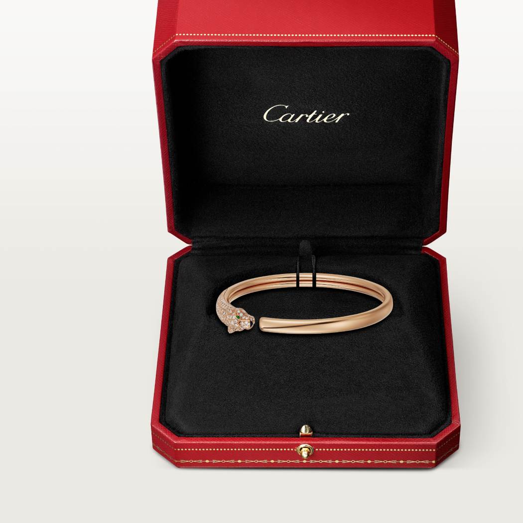Panthère de Cartier手镯 18K玫瑰金