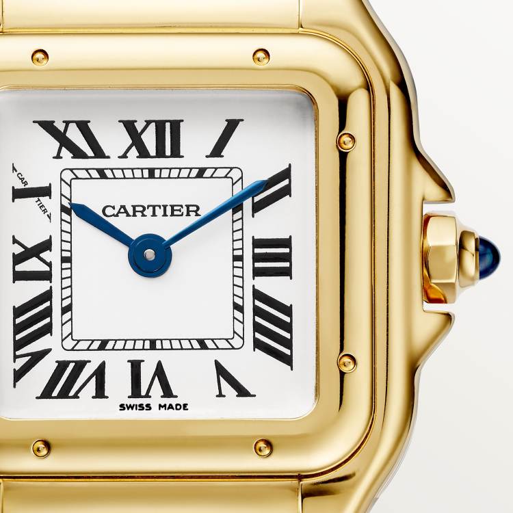 Panthère de Cartier卡地亚猎豹腕表，小号表款 小号款 18K黄金 石英