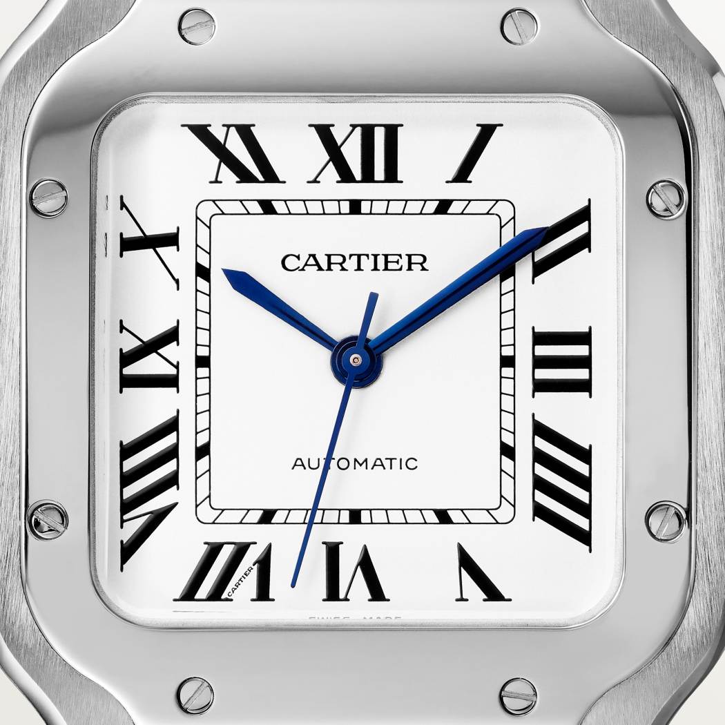 Santos de Cartier腕表 中号款 精钢 自动上链