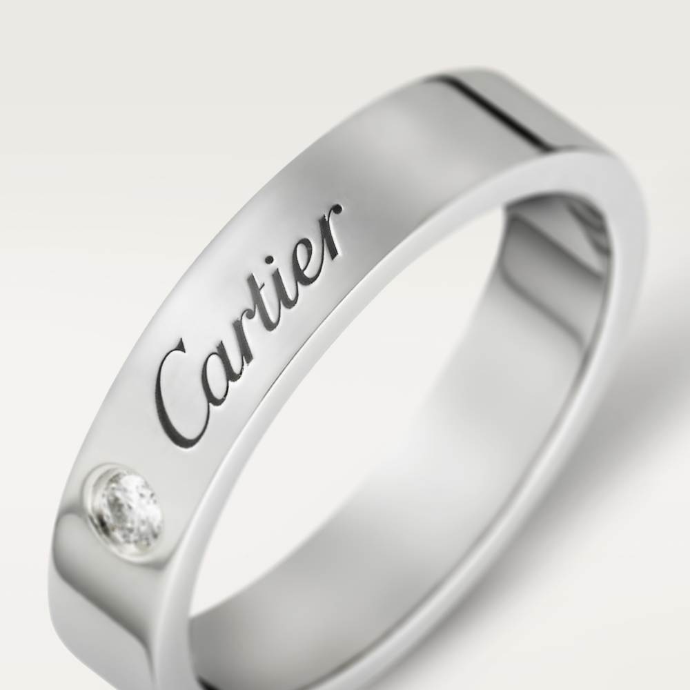 C de Cartier结婚戒指 铂金