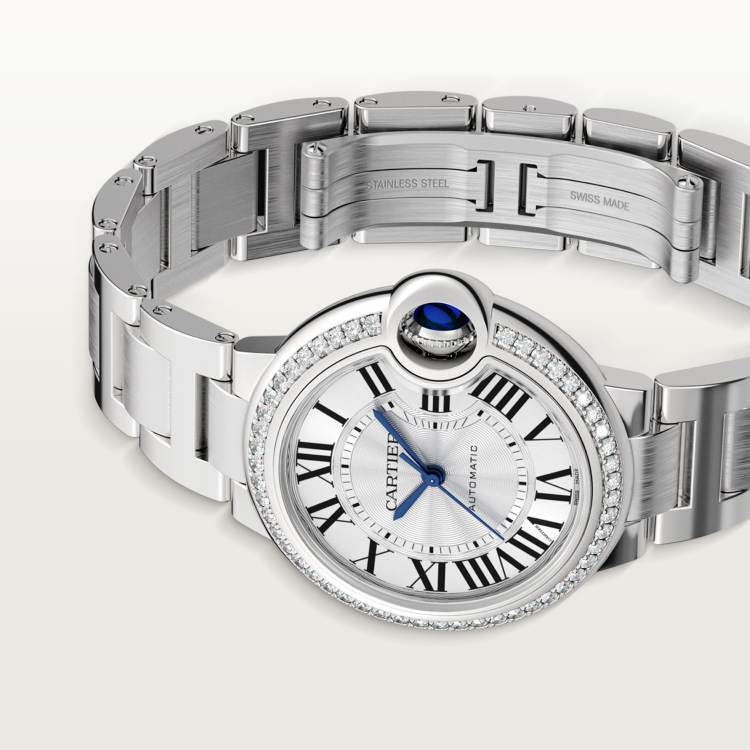 Ballon Bleu de Cartier卡地亚蓝气球腕表 33毫米 精钢 自动上链