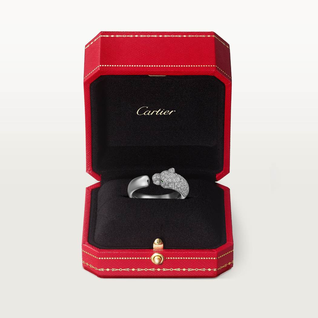 Panthère de Cartier戒指 18K白金