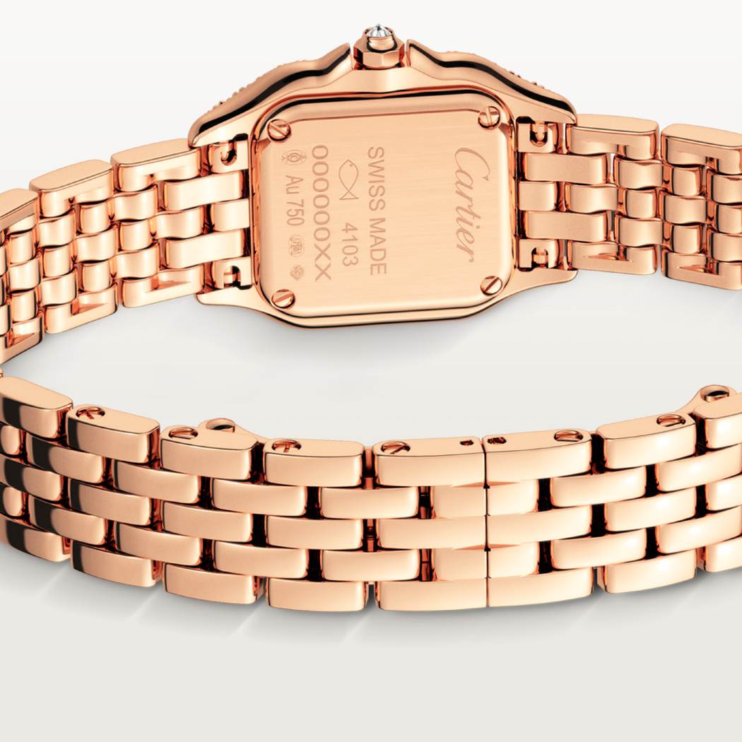 Panthère de Cartier腕表 Mini 18K玫瑰金 石英