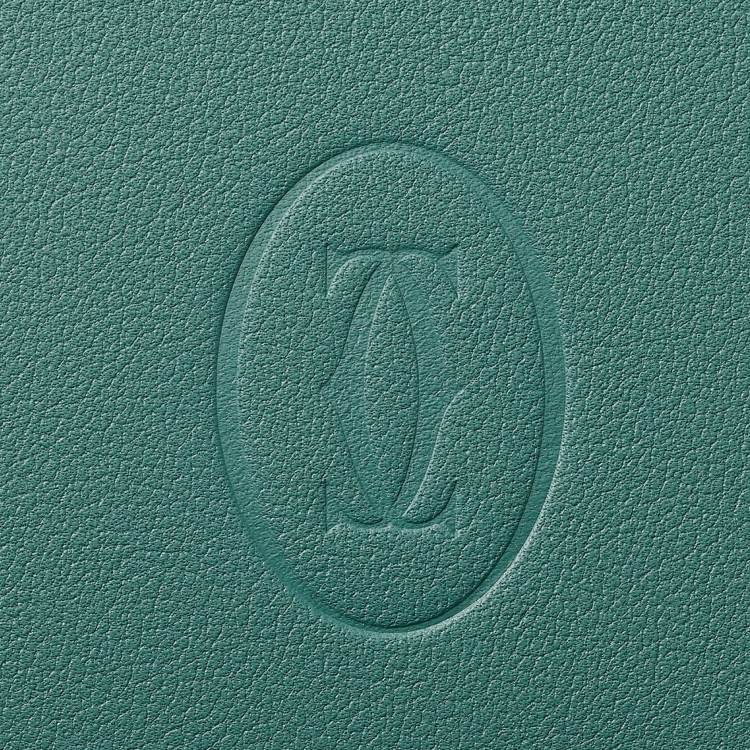 6信用卡皮夹，Must de Cartier系列 绿色 小牛皮