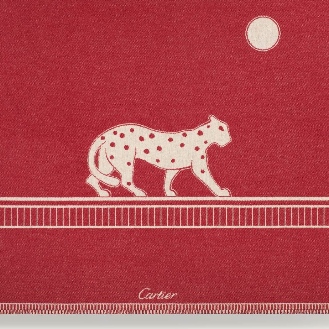 Panthère de Cartier系列毛毯