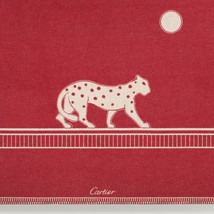 Panthère de Cartier系列毛毯