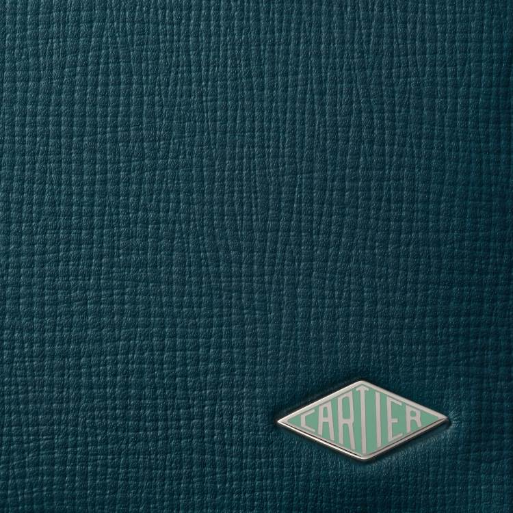6信用卡皮夹，Cartier Losange系列 蓝色 小牛皮