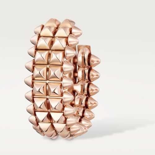 Clash de Cartier圈形耳环，双排款