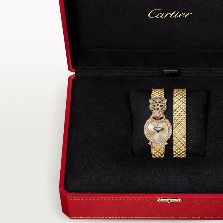 La Panthère de Cartier 腕表 Mini 18K黄金 石英