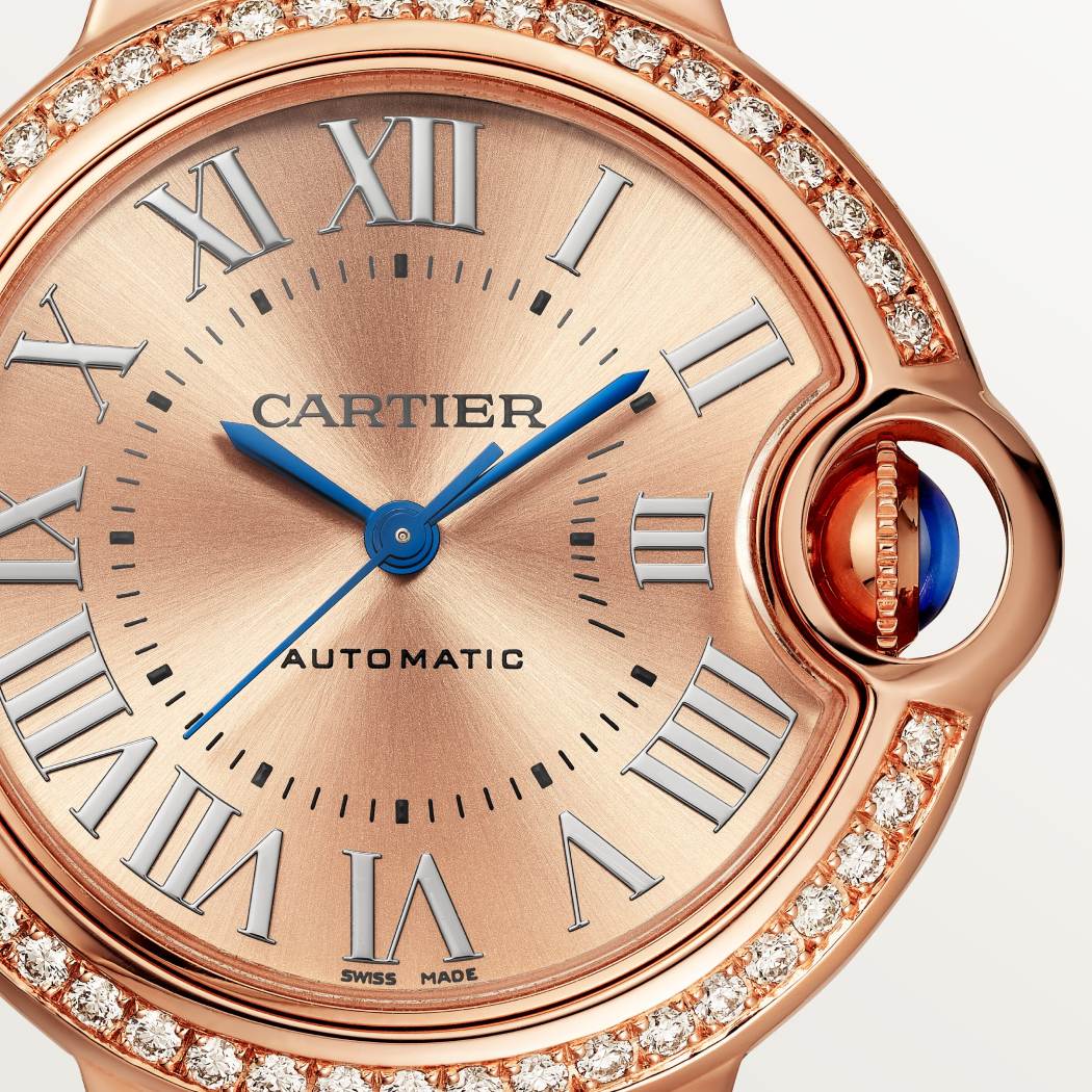 Ballon Bleu de Cartier卡地亚蓝气球腕表 33毫米 18K玫瑰金 自动上链