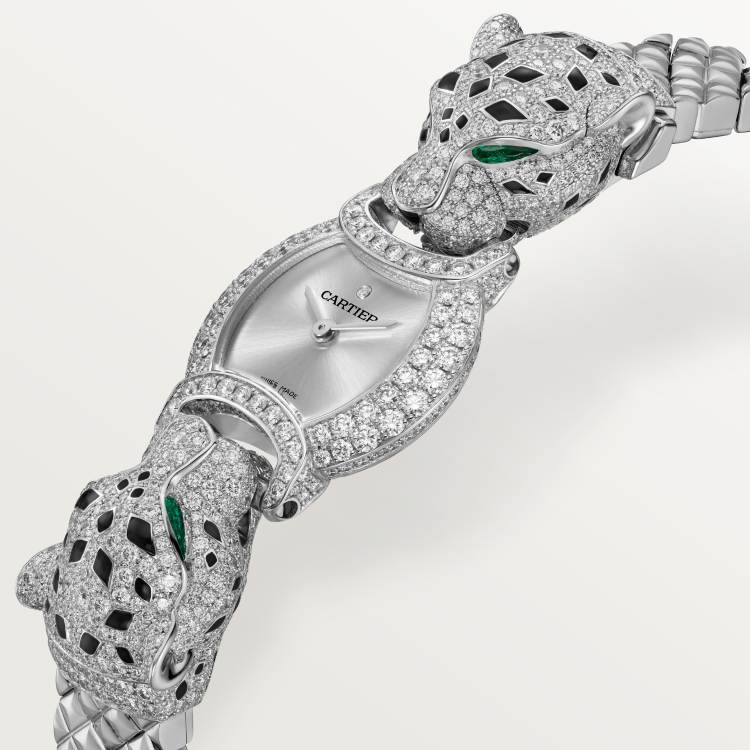 La Panthère de Cartier 腕表 标准 18K镀铑白金 石英