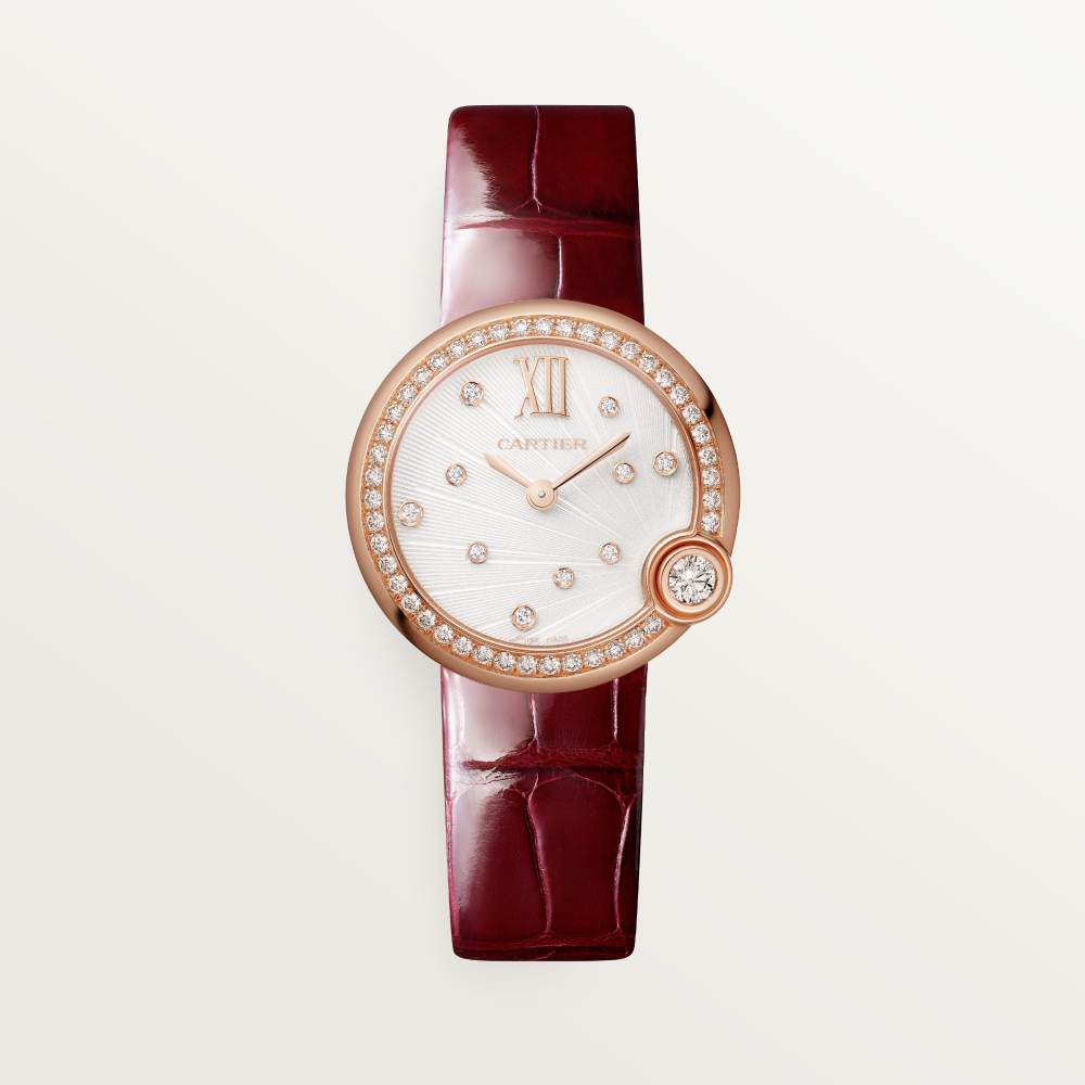 Ballon Blanc de Cartier腕表 30毫米 18K玫瑰金 石英