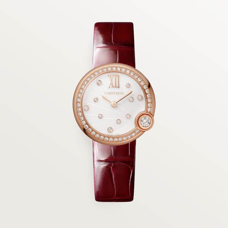 Ballon Blanc de Cartier腕表 30毫米 18K玫瑰金 石英