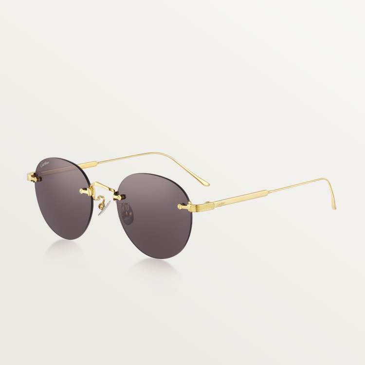 ESW00633 - Signature C de Cartier太阳眼镜- 抛光镀金饰面钛金属 