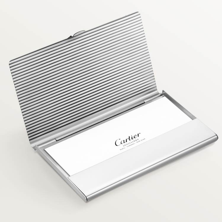 Vendôme Louis Cartier卡片夹，槽纹图案