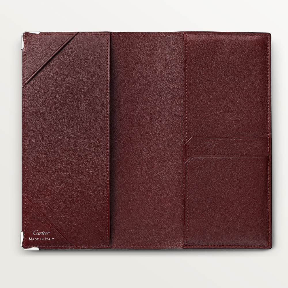 小皮具Must de Cartier大号袖珍日记本 黑色 小牛皮