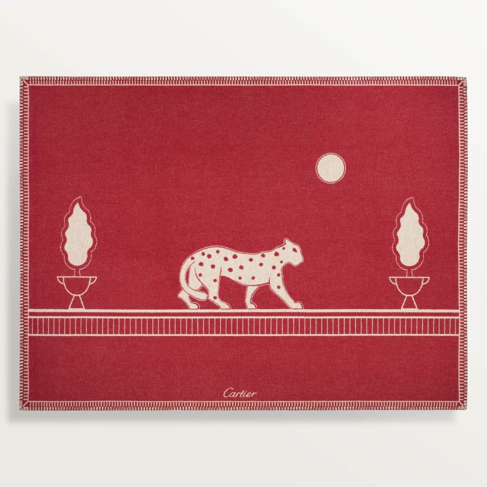 Panthère de Cartier系列毛毯