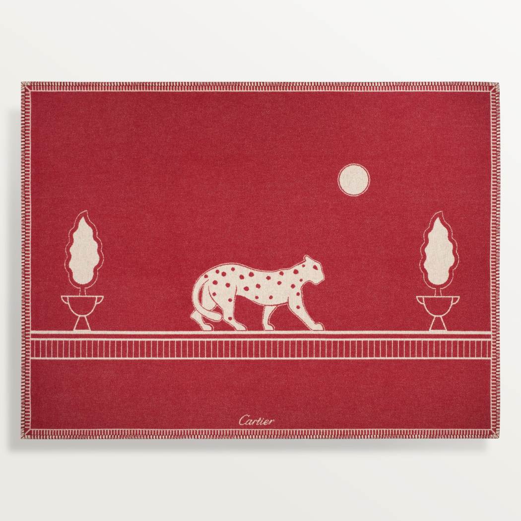 Panthère de Cartier系列毛毯
