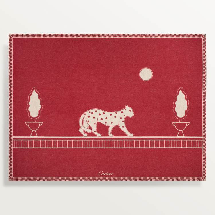 Panthère de Cartier系列毛毯