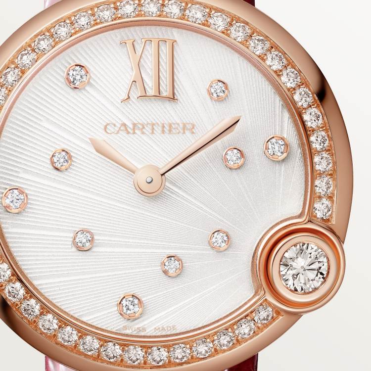 Ballon Blanc de Cartier腕表 30毫米 18K玫瑰金 石英