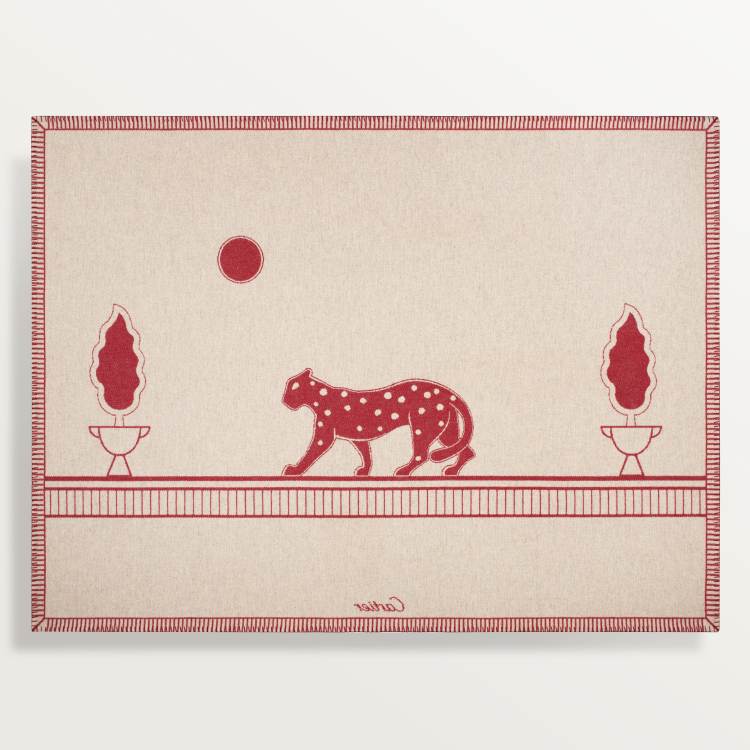Panthère de Cartier系列毛毯