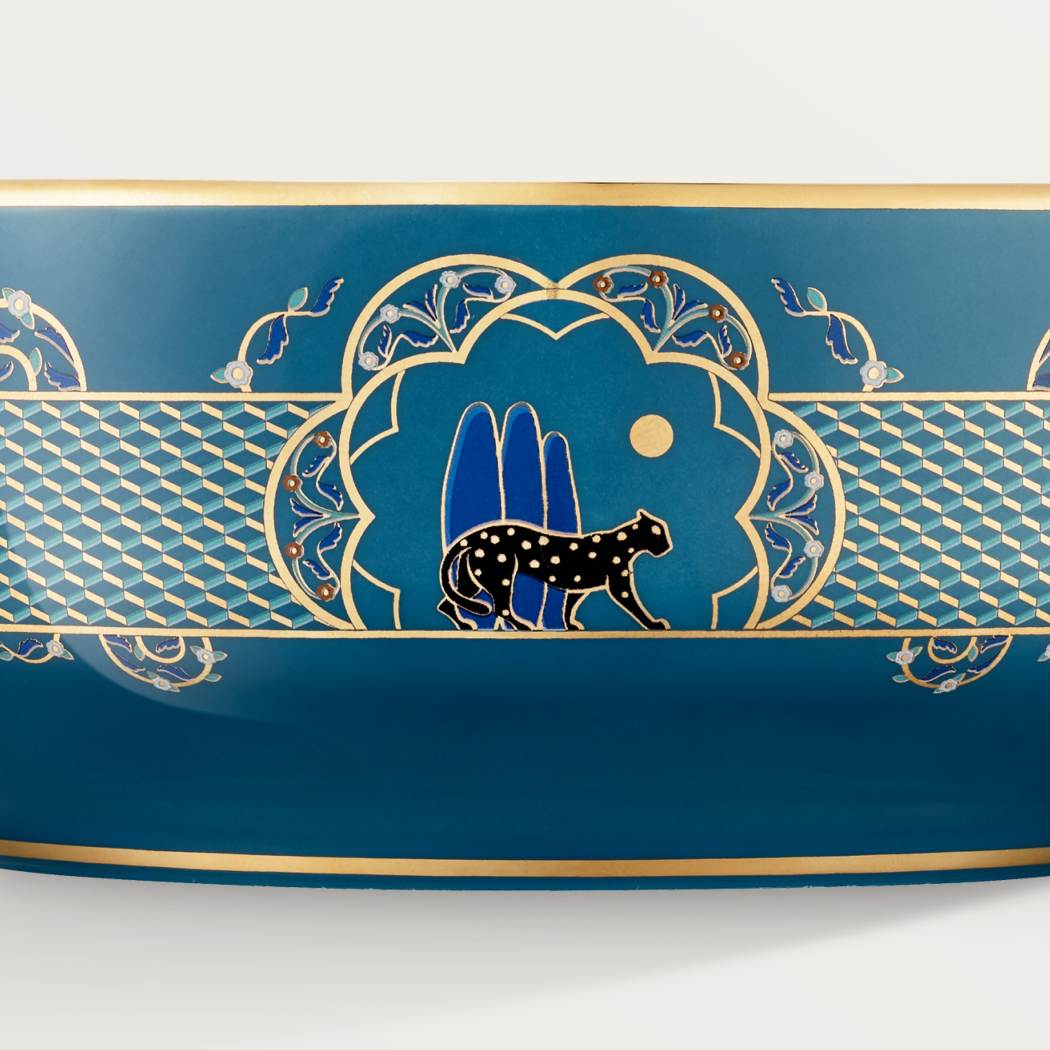 Panthère de Cartier卡地亚猎豹瓷碗两件套
