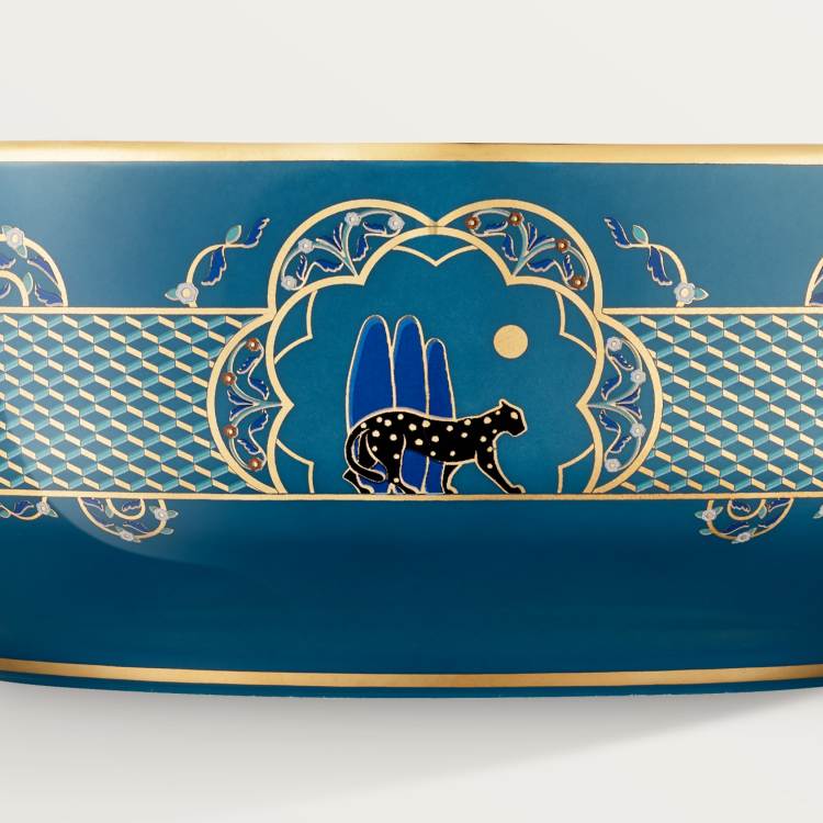 Panthère de Cartier卡地亚猎豹瓷碗两件套