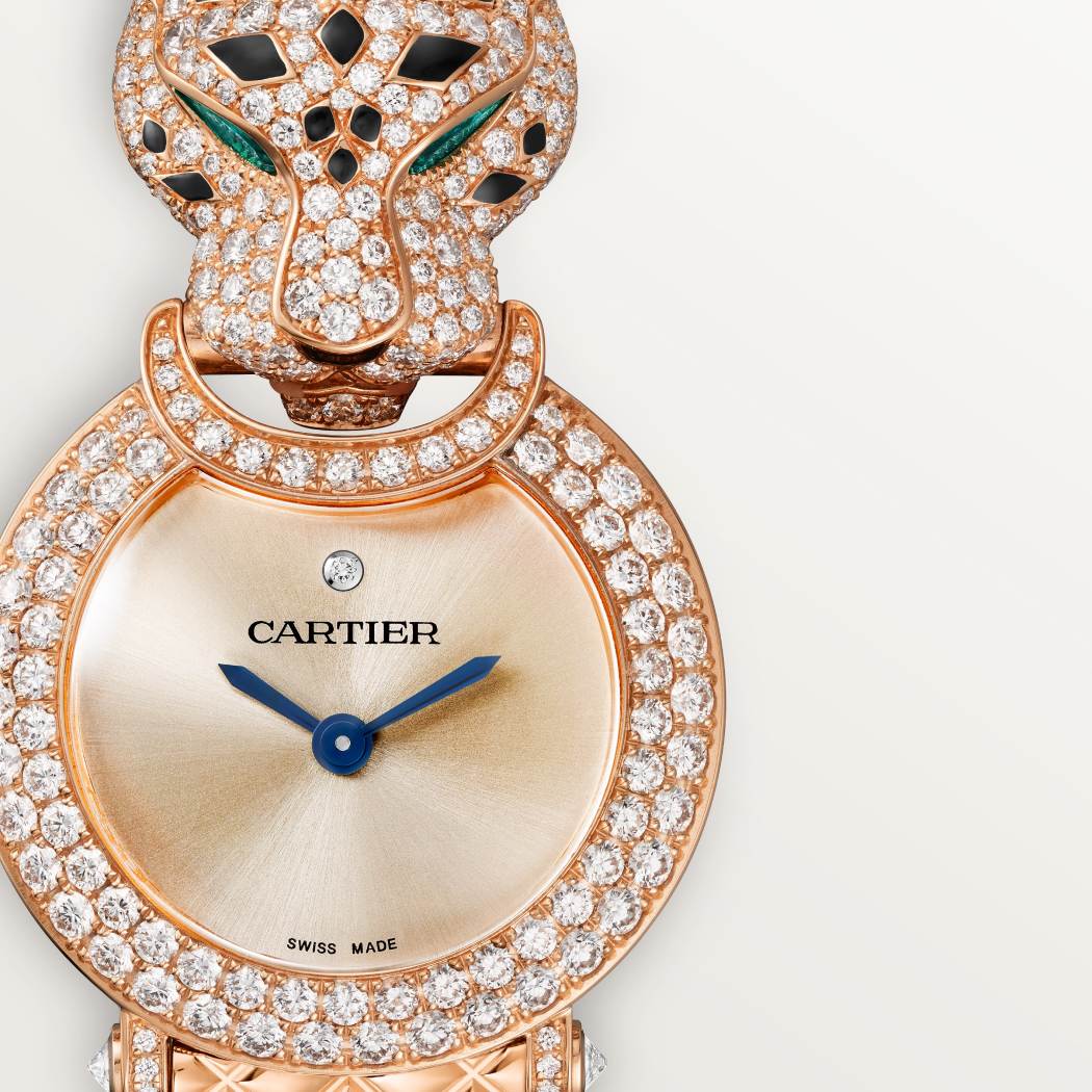 La Panthère de Cartier 腕表 Mini 18K玫瑰金 石英