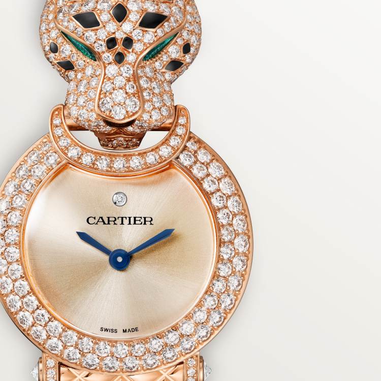 La Panthère de Cartier 腕表 Mini 18K玫瑰金 石英