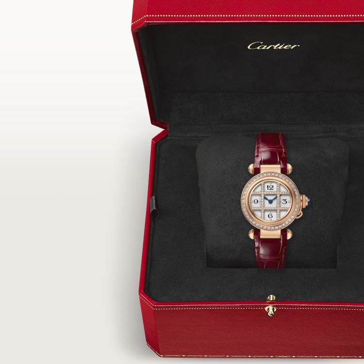 Pasha de Cartier腕表 30毫米 18K玫瑰金 石英