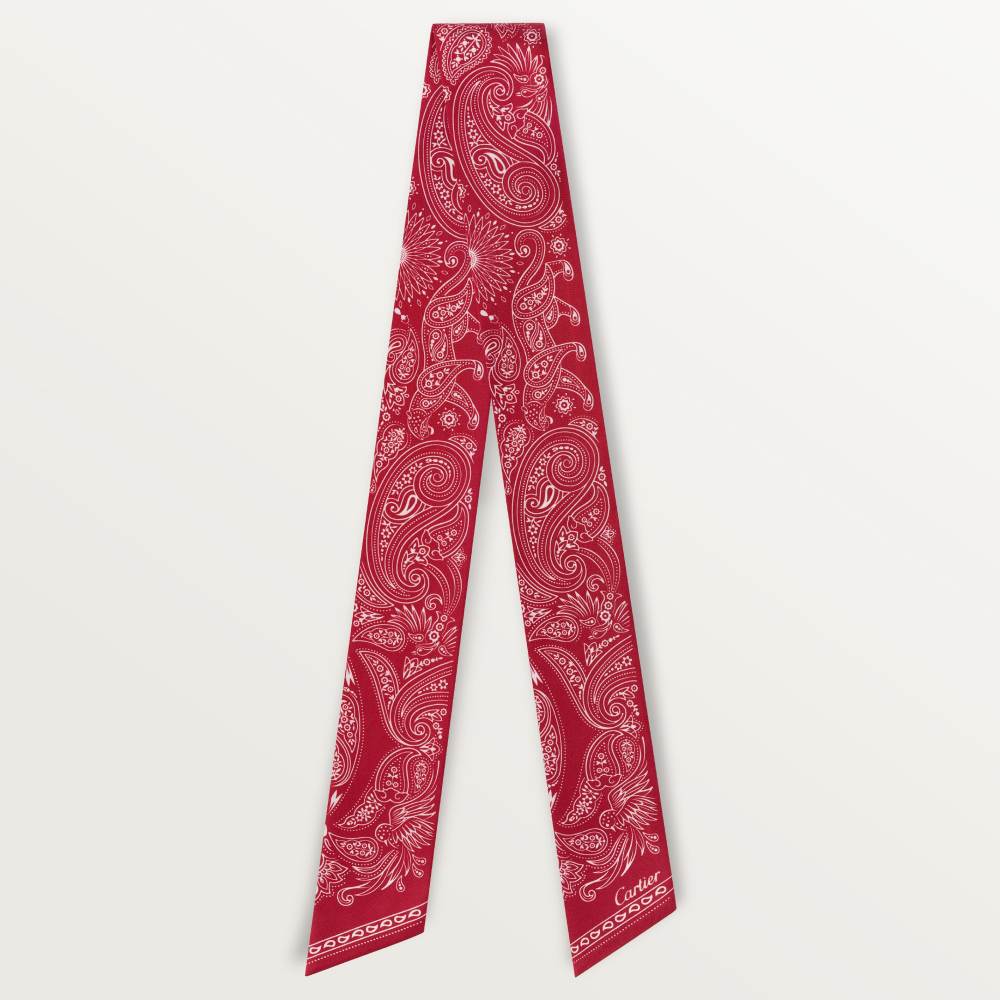 Double C Paisley Bandeau细丝巾