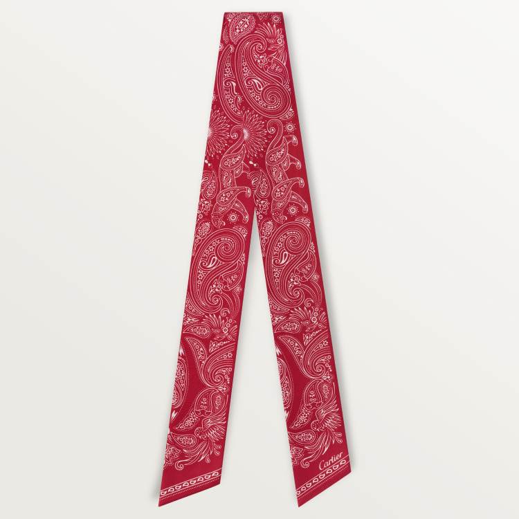 Double C Paisley Bandeau细丝巾
