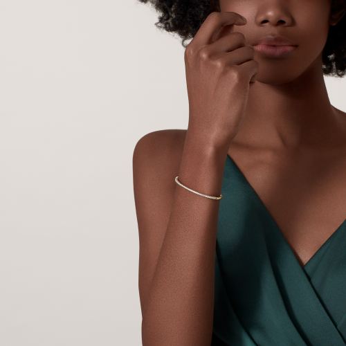 Etincelle de Cartier手镯，半铺镶钻石